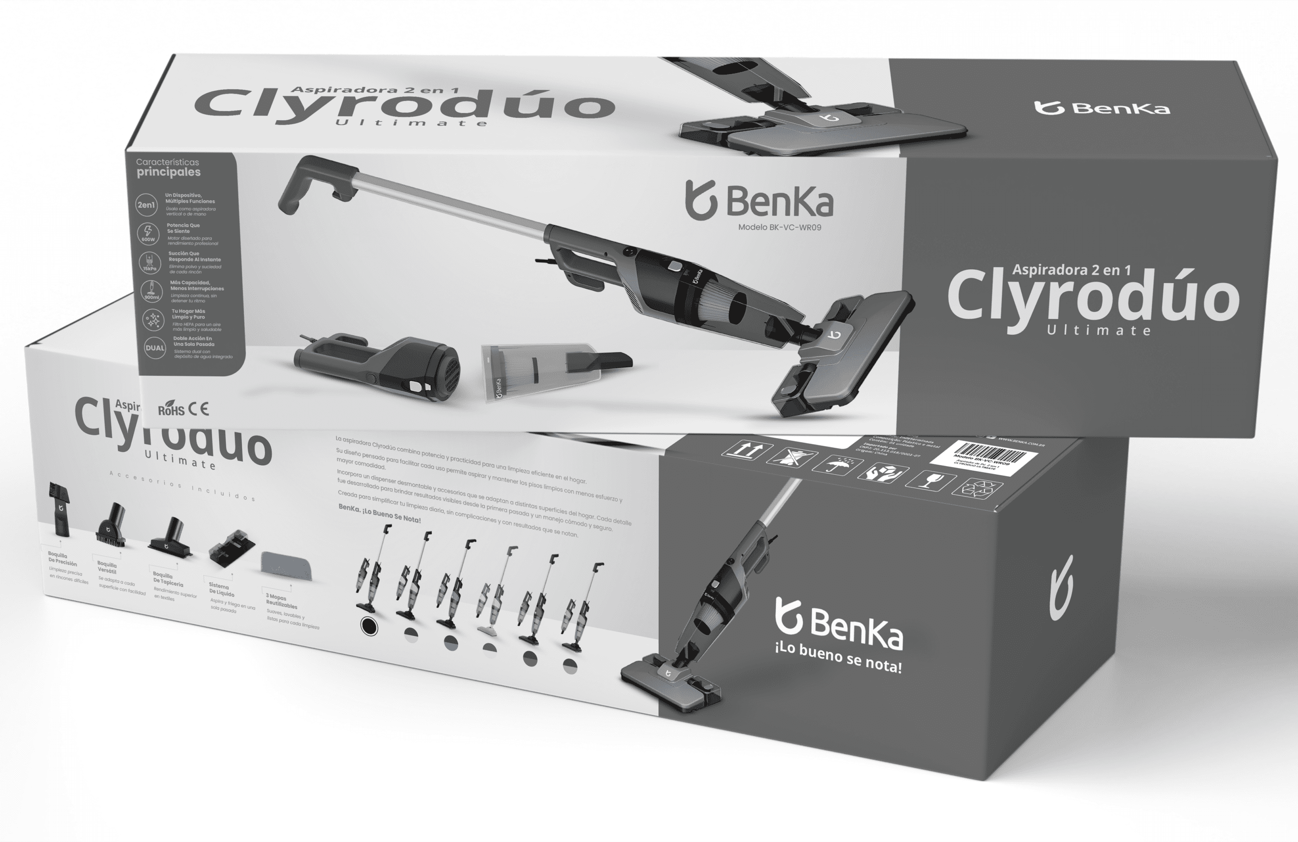 Aspiradora 2 en 1 BenKa<br> Clyrodúo Ultimate - Imagen 3