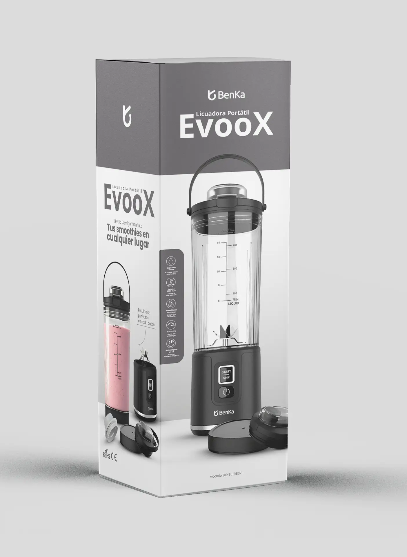 Licuadora Portátil BenKa<br> EvooX - Imagen 3